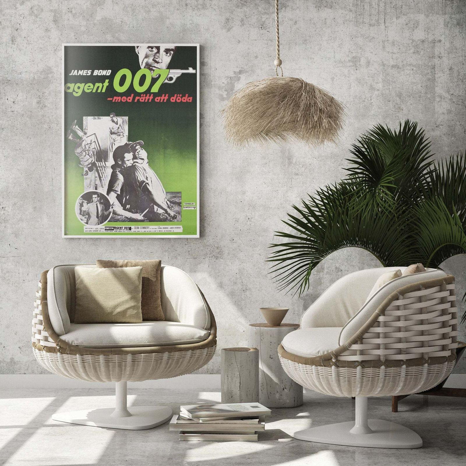 DR No R1972 Swedish Film Poster, Aberg photo furniture
