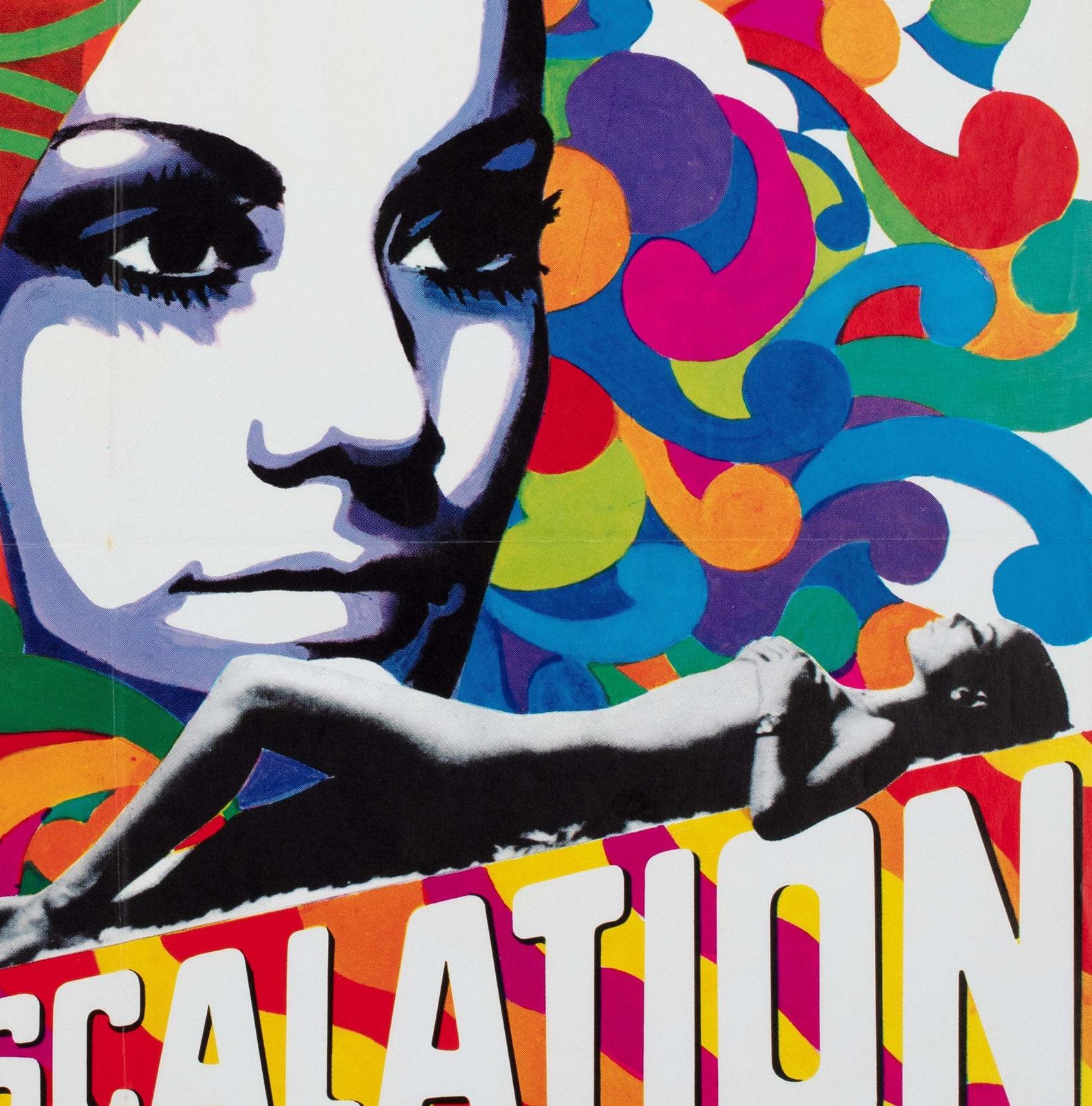 Escalation 1968 German A1 Film Poster photo vinterior