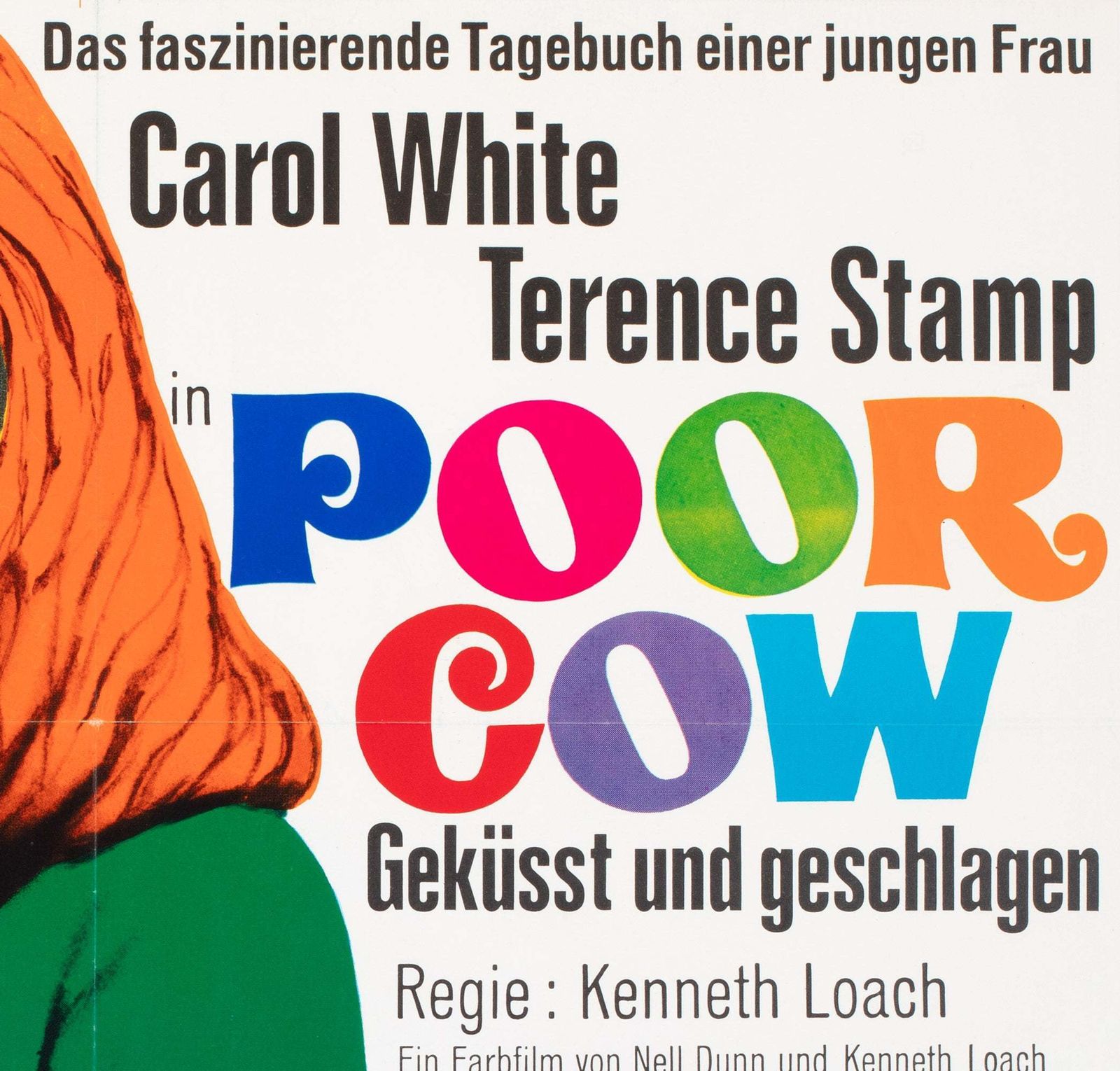 Poor Cow 1968 German Film Poster, Fischer photo buy