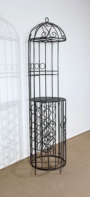 Wrought Iron Wine Bar Kiosk, 20th Century photo for sale