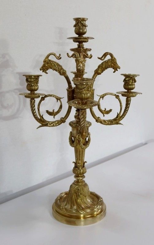 Important Bronze Candelabrum   2nd Half Of The 19th Century photo furniture