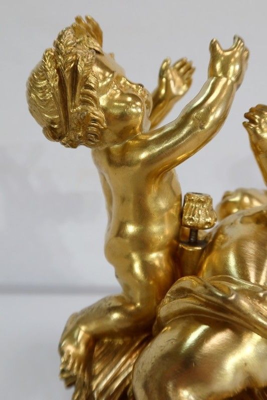 Group In Gilt Bronze, In The Style Of Louis XV, Napoleon III Period   Circa 1850 photo 2363.85