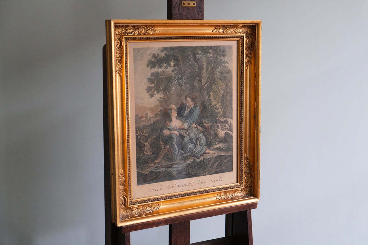 Pastoral With Couple, After François Boucher (1703 1770) photo furniture