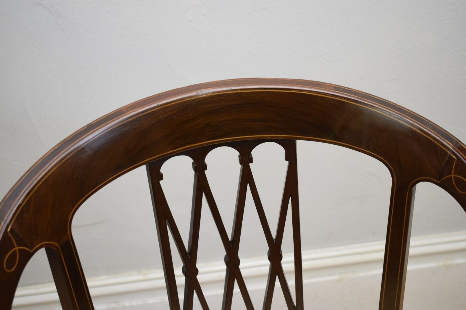 photo furniture Edwardian Inlaid Tub Chair, 1900s