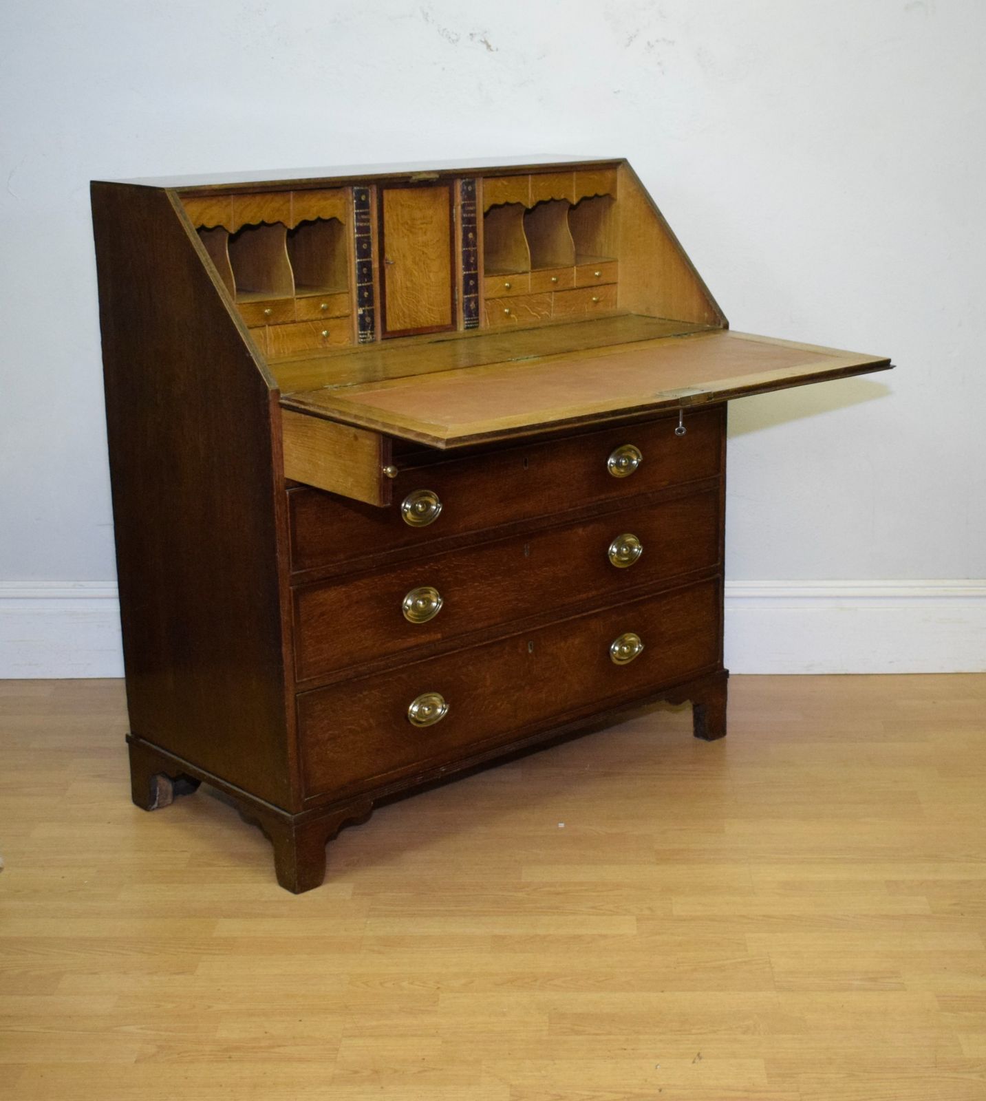 photo buy Georgian Period Oak Bureau, 1700s
