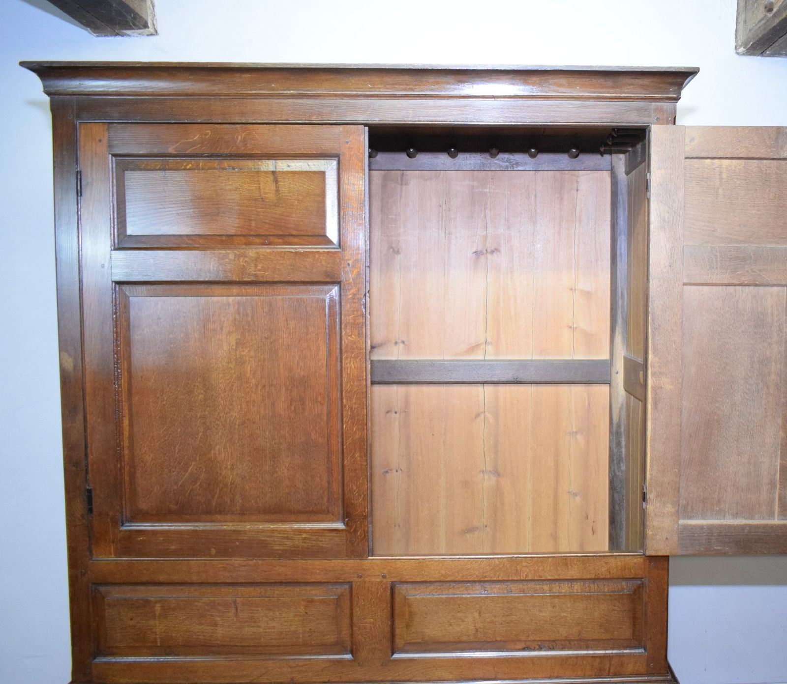 photo buy Georgian Period Livery Oak Cupboard  Press