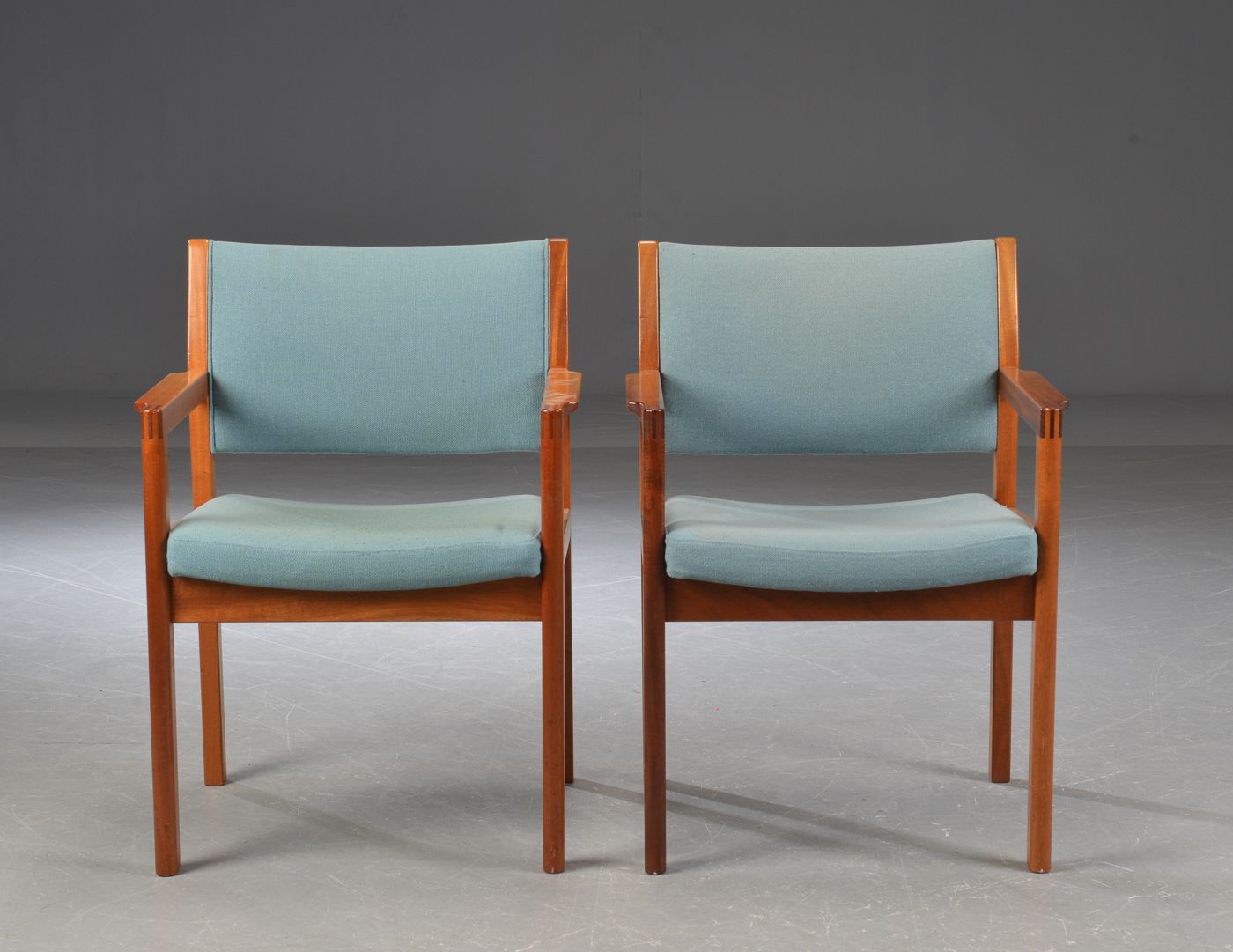 1970´S Christian Hvidt Set Of Four Armchairs In Mahogany By Soborg Mobelfabrik photo Furniture
