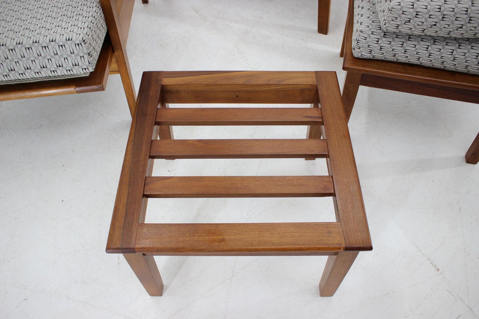 1930s Pair Of Antonin Heythum Very Rare Armchairs And Stools, Czechoslovakia photo Furniture