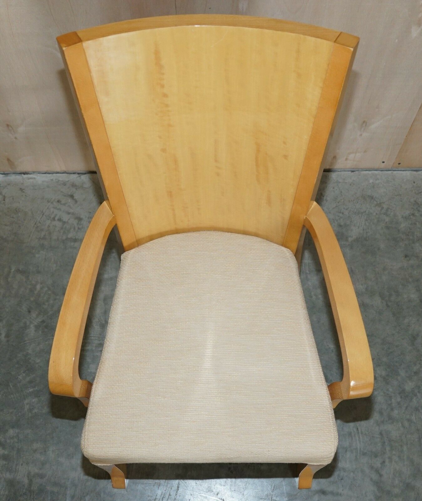 X10 Rrp Giorgio Collection Huge Burr Satinwood Dining Chairs Part Suite photo vinterior