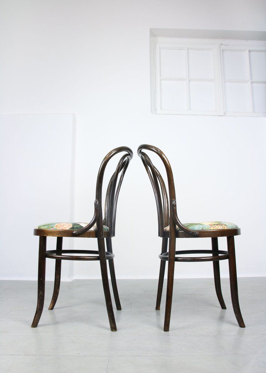 Vintage Velvet No. 18 Dining Chairs By Michael Thonet, Set Of 4 photo buy