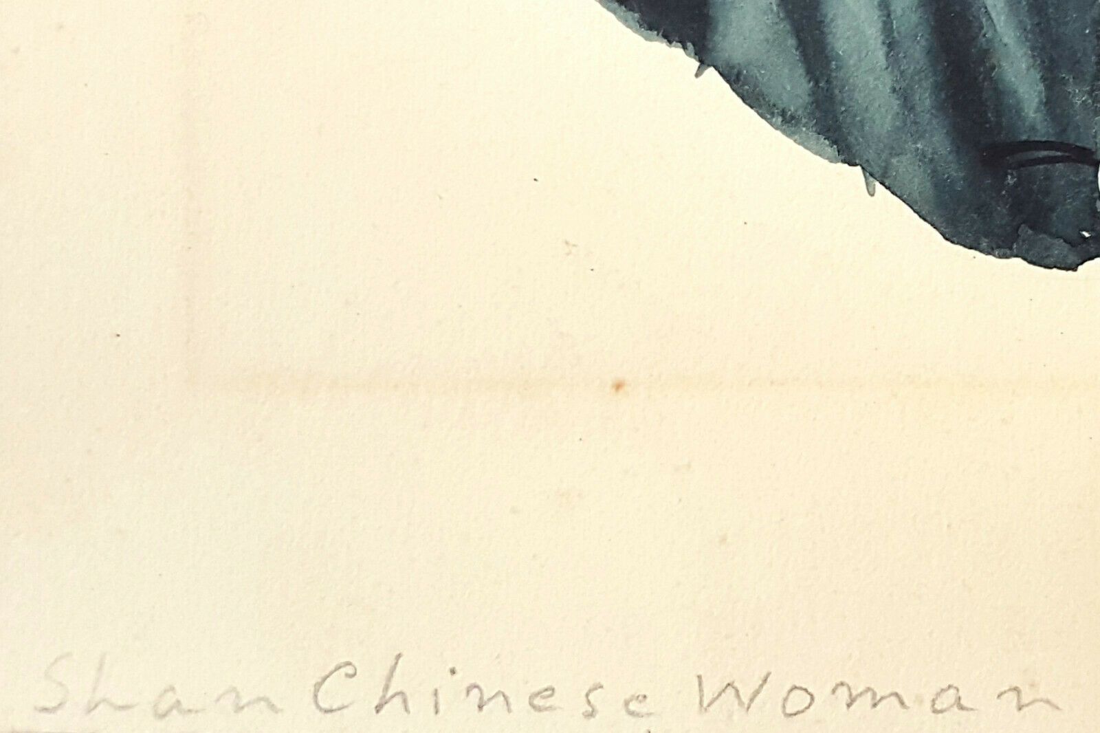 Watercolour By Thein Han Shan Chinese Woman photo for sale