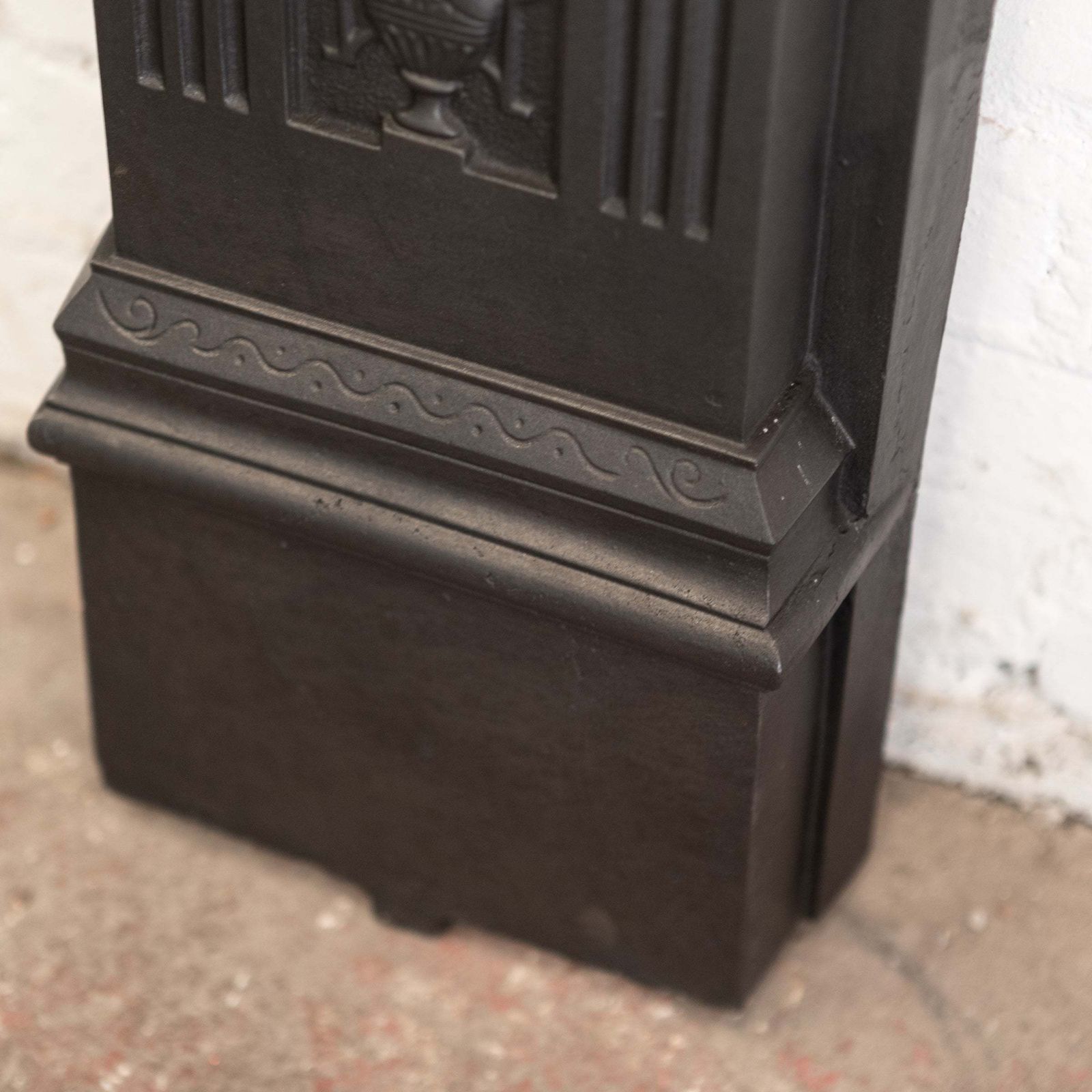 Home Fixtures Rare Antique Victorian Cast Iron Fireplace Surround photo