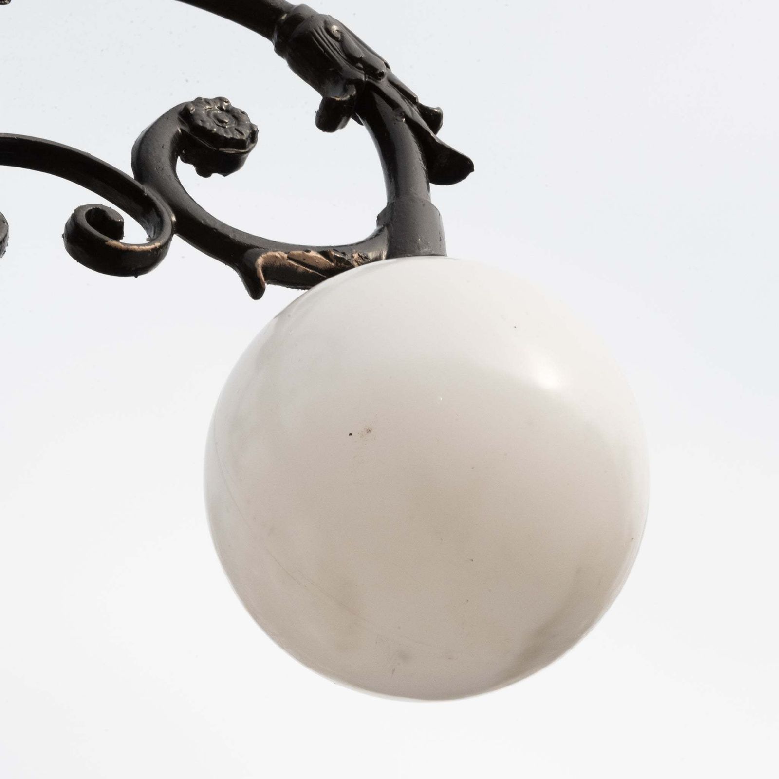Reclaimed Globe Lamppost | Ornate Victorian Street Light photo Lighting