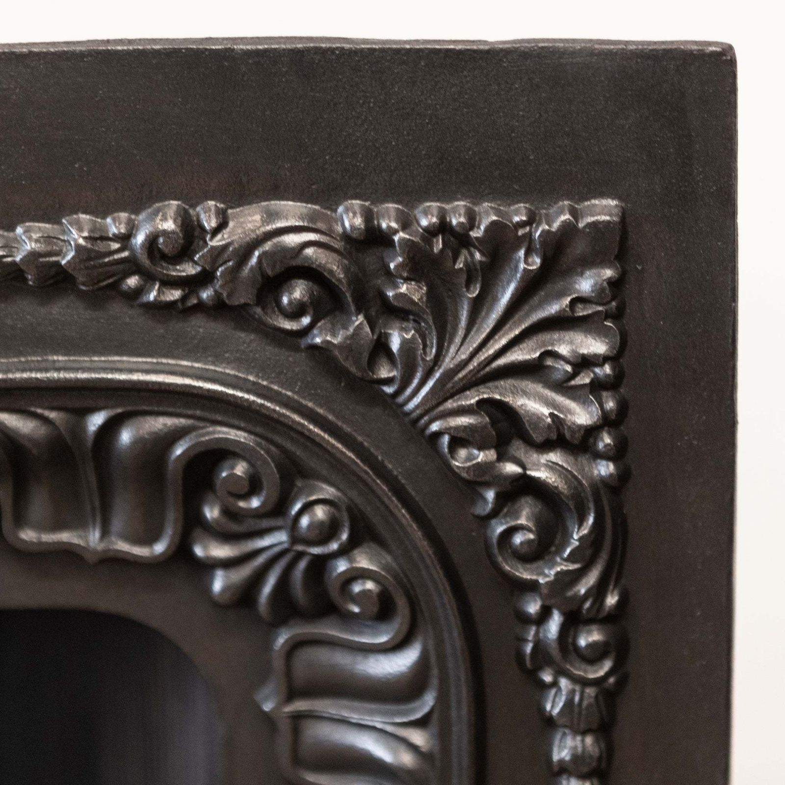 Antique Ornate Georgian Style Cast Iron Fireplace Insert photo furniture