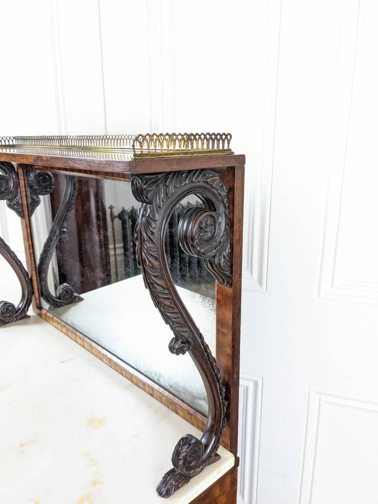 An Fine Antique William IV 'Plum Pudding Mahogany' Chiffonnier Of Super Quality Chiffonier photo buy