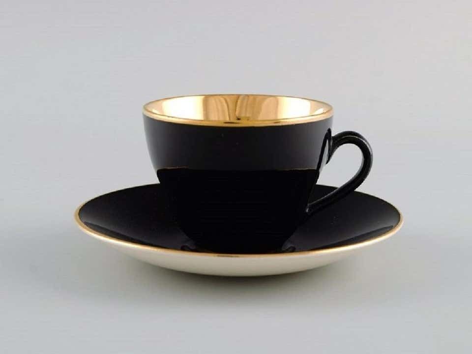 Royal Copenhagen / Aluminia Confetti Mocha Cup With Saucer And Sugar Bowl photo furniture