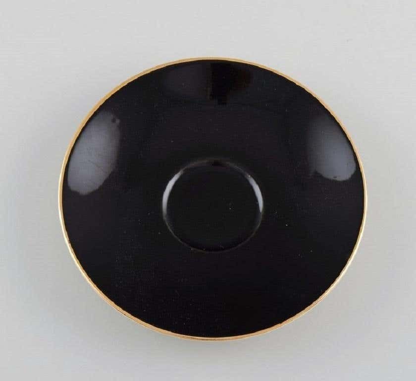 Royal Copenhagen / Aluminia Confetti Mocha Cup With Saucer And Sugar Bowl photo for sale