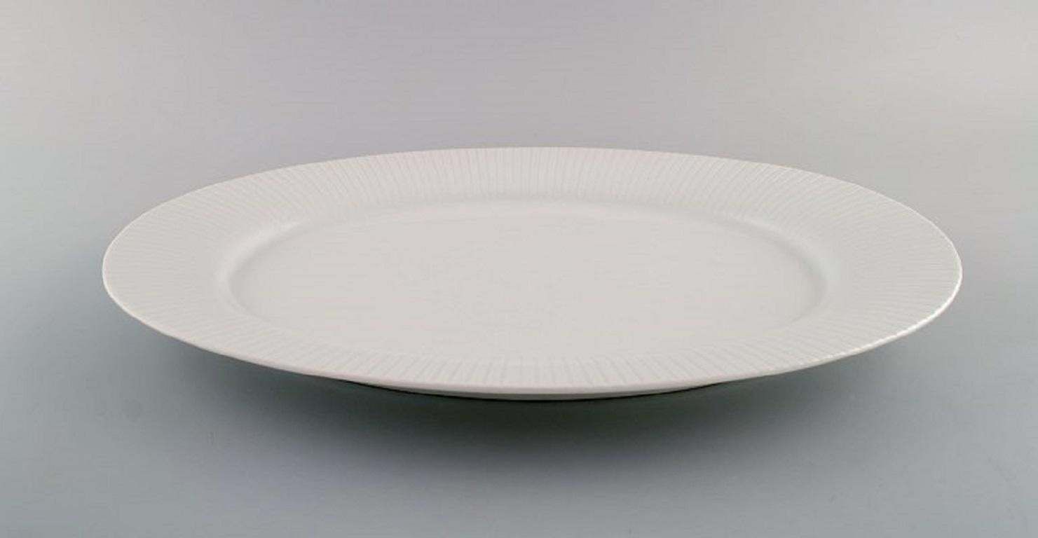 Tapio Wirkkala For Rosenthal, Rare Modulation Serving Dish In Fluted Porcelain photo Home Decor
