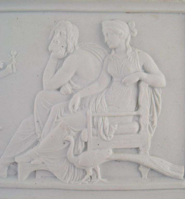 Bing And Grøndahl After Thorvaldsen, Antique Biscuit Wall Plaque, 1870s  80s photo furniture