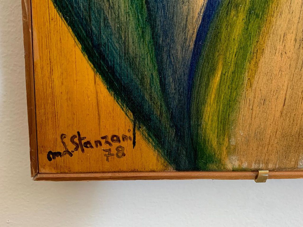 Oil On Panel By Maria Luisa Stanzani, 1978 photo 312.0