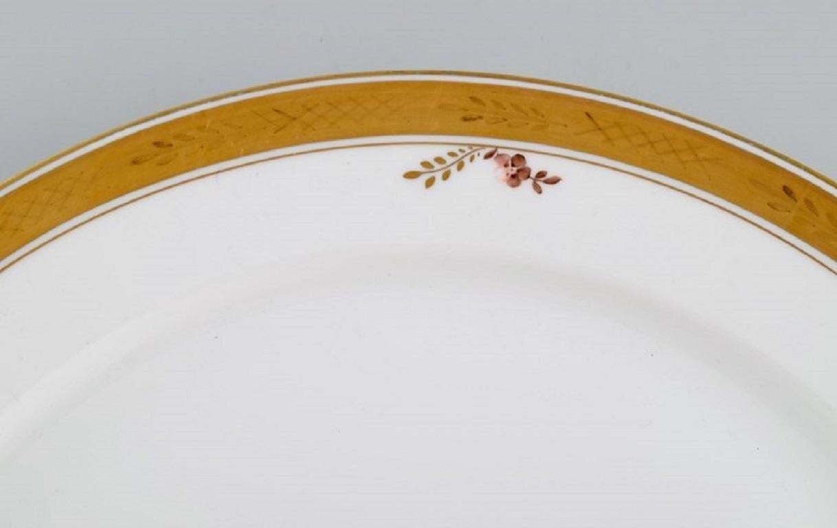 Two Round Royal Copenhagen Golden Basket Serving Dishes In Porcelain photo Home Decor