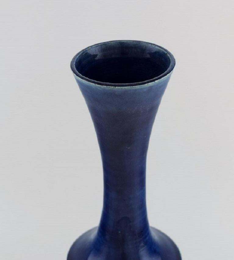 Jacob Bang For Arne Bang, Large Unique Vase In Glazed Stoneware photo Home Decor