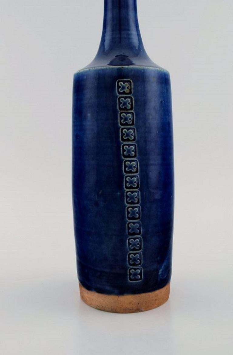 Jacob Bang For Arne Bang, Large Unique Vase In Glazed Stoneware photo vinterior