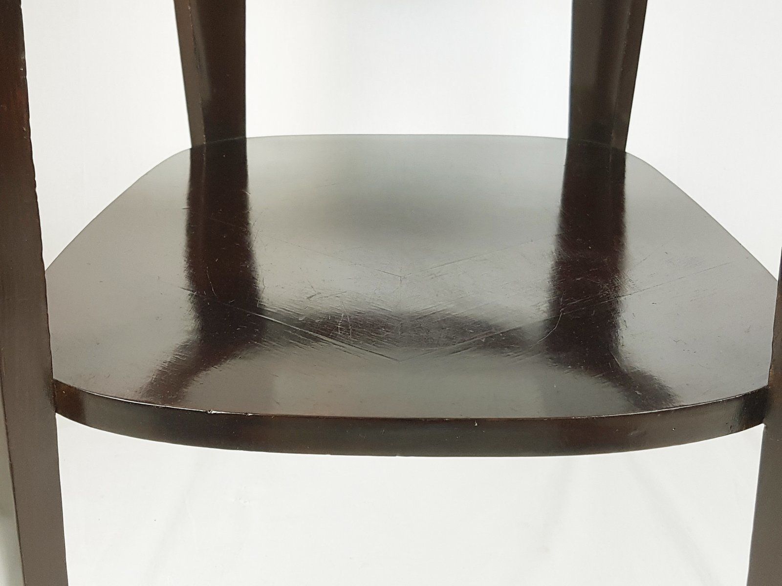 Mid Century Modern Italian Wood & Glass Serving Cart photo 1103.0