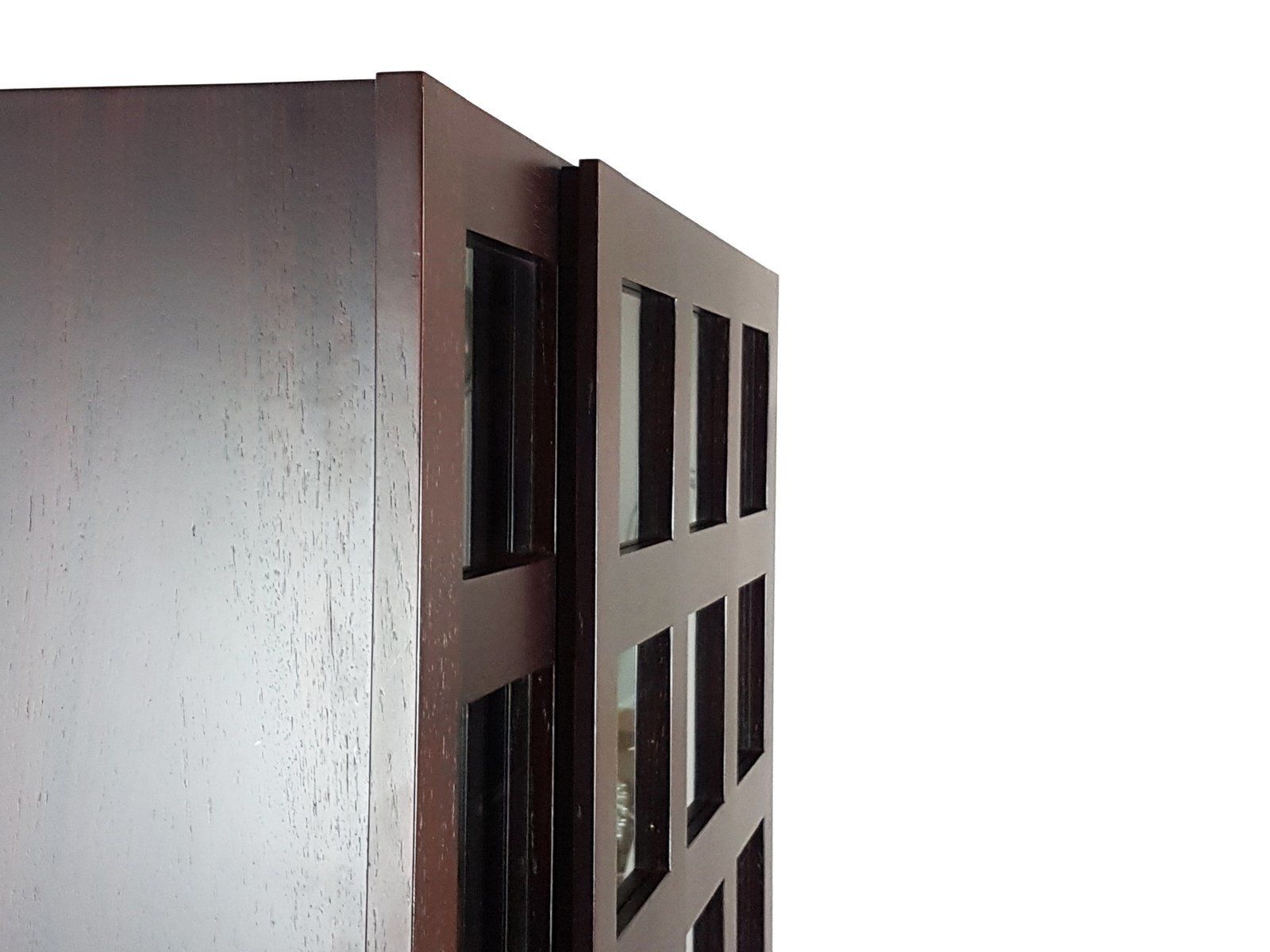 Wood & Glass Lb65 Cabinet Or Bookcase By Marco Zanuso For Poggi, 1968 photo Furniture