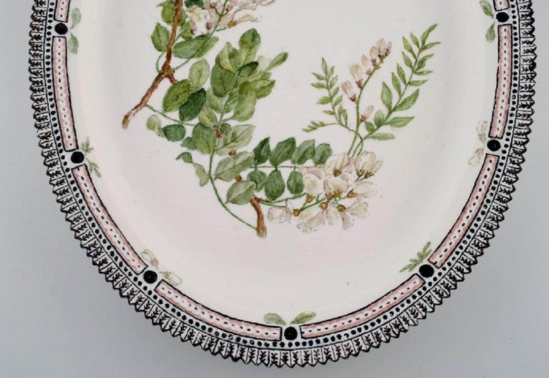 Large Royal Copenhagen Flora Danica Serving Dish In Hand Painted Porcelain photo Home Decor