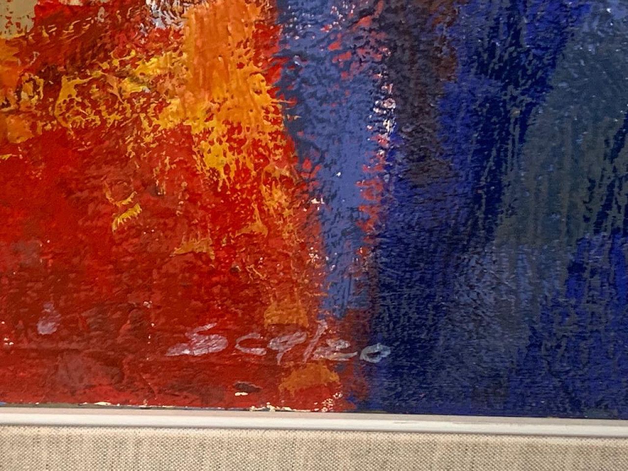 Oil On Plywood The Work Of Vittorio Scalzo, 1970s photo 418.08