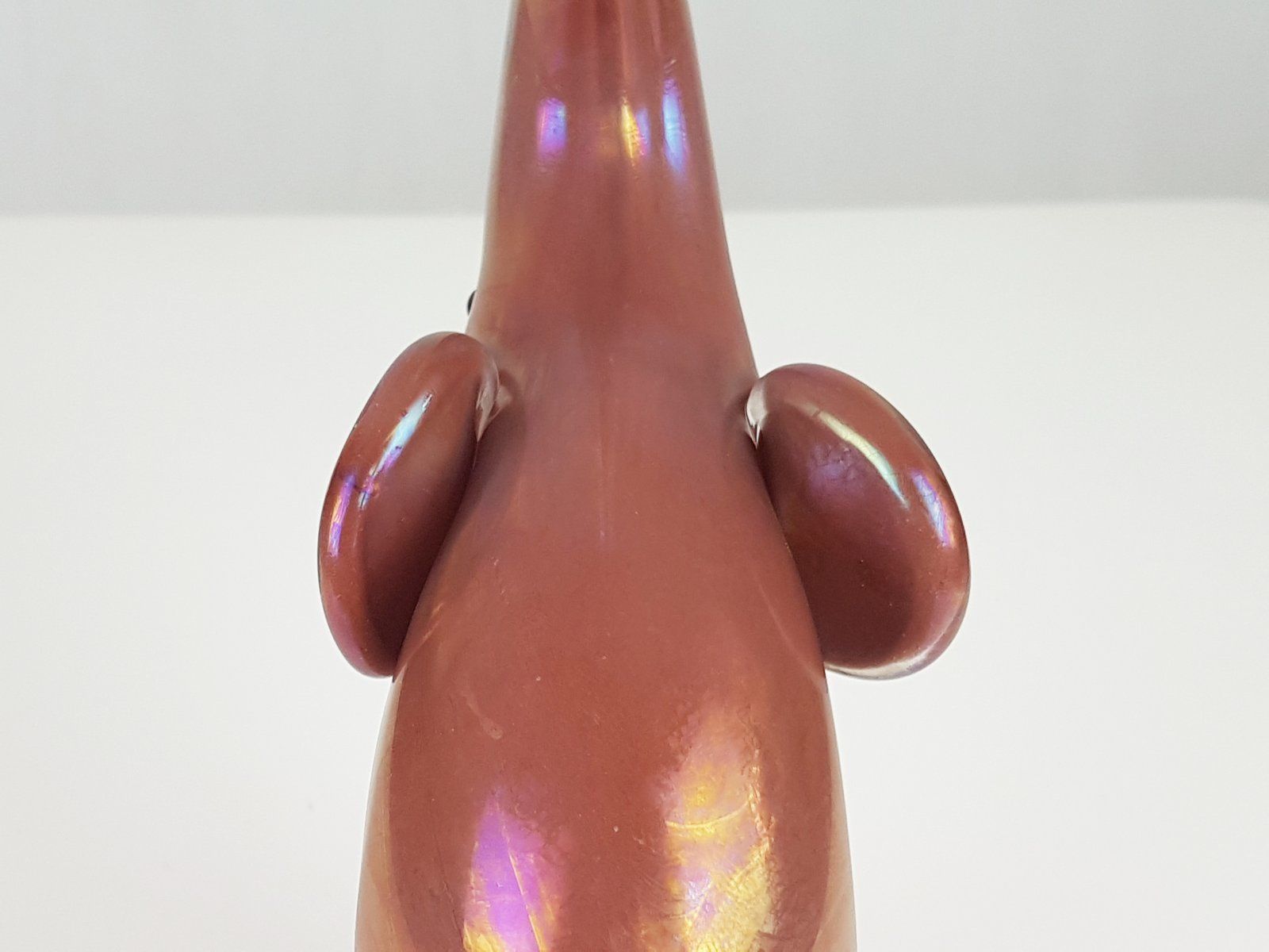 photo furniture Red Murano Glass Elephant From Archimede Seguso, 1960s