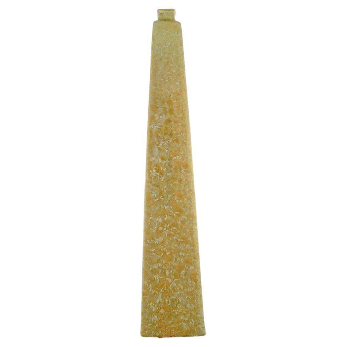 Isak Isaksson, Swedish Ceramicist, Colossal Unique Vase In Glazed Ceramics