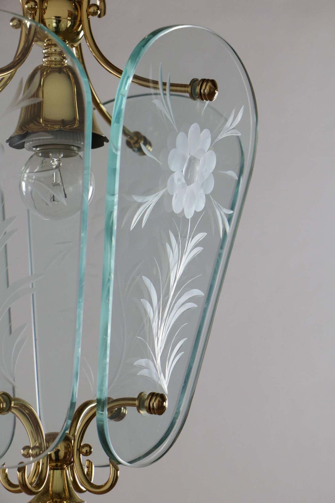 Italian Mid Century Lantern Or Pendant Lamp By Pietro Chiesa For Fontana Arte photo buy