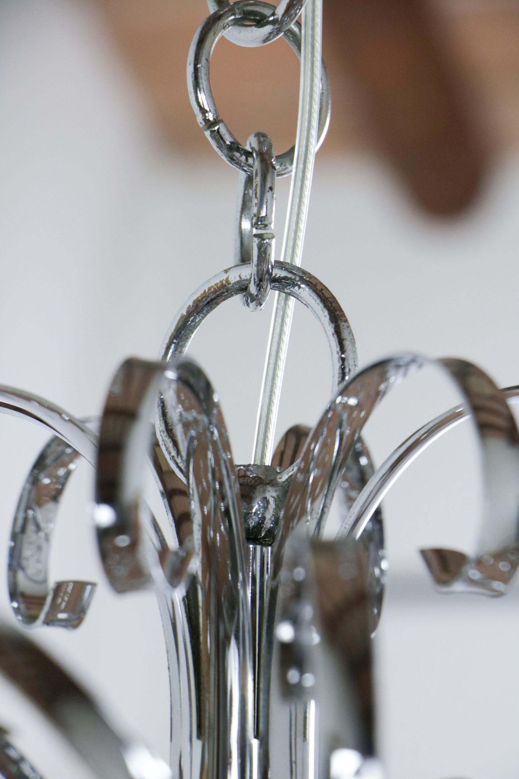 Italian Space Age Chrome Sputnik Chandelier, Pendant Lamp 1970s photo buy
