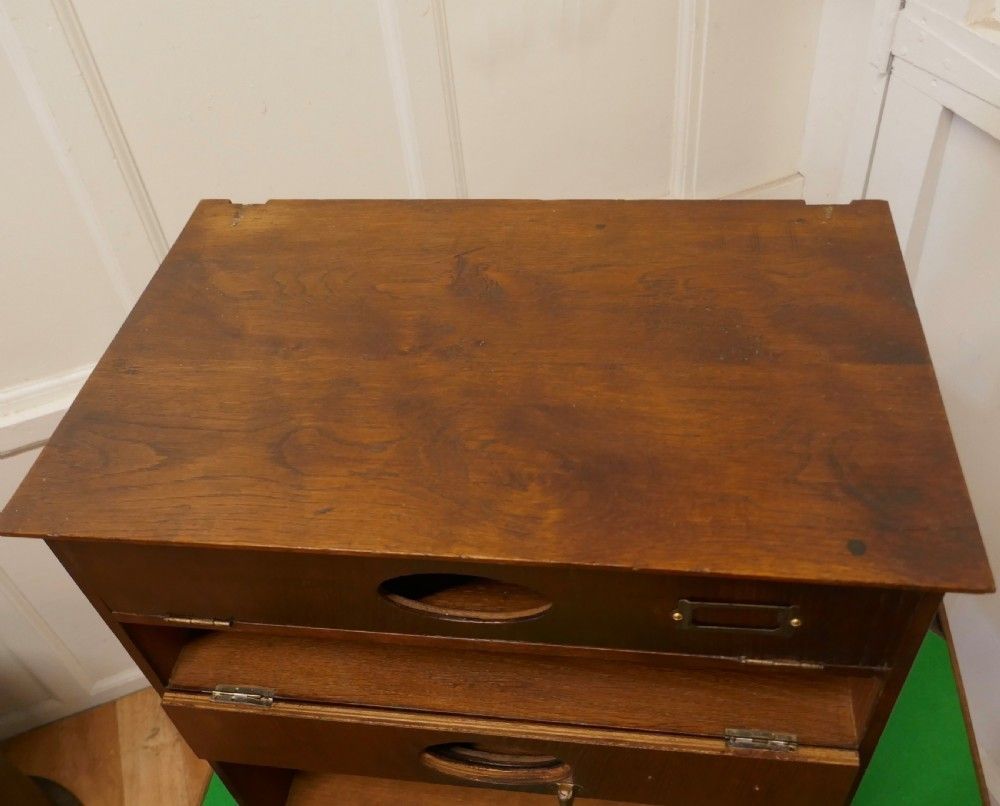 Art Deco Desk Top Filing Cabinet, Music Cabinet photo vinterior