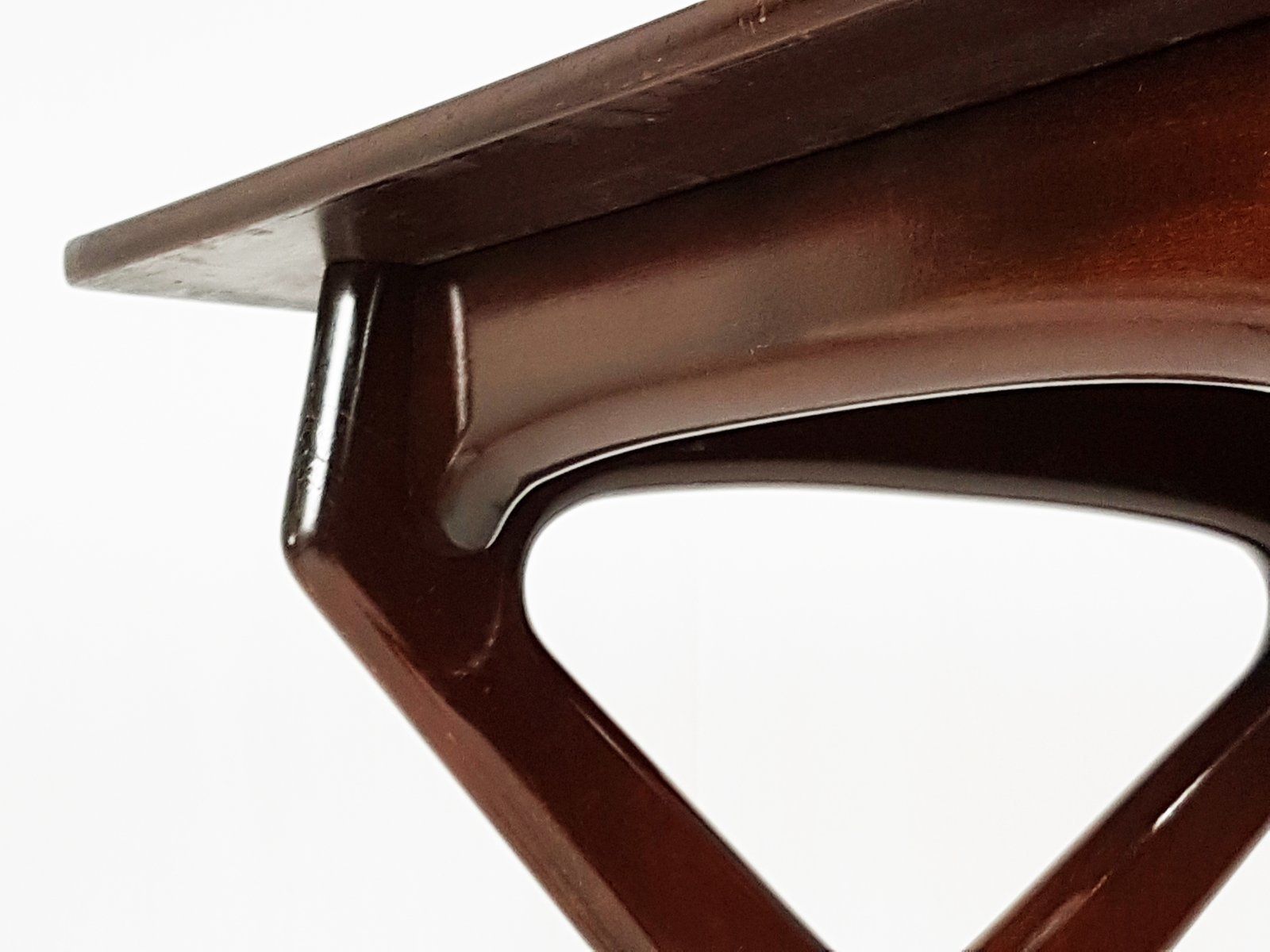 Mid Century Wooden Model 701 Swivel Trolley By Ico Parisi For De Baggis photo for sale