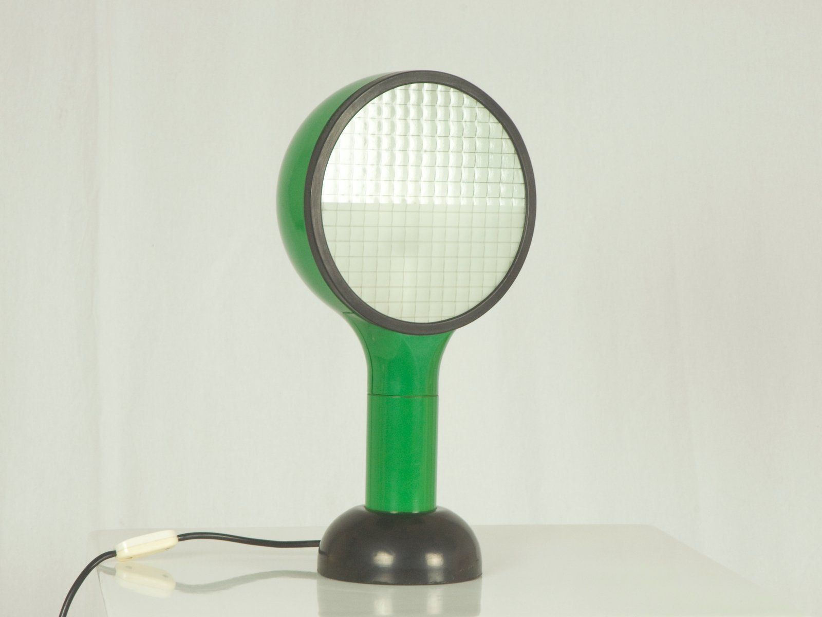 Italian Green And Black Plastic Table Lamp By Adam Thiani & Alberto Dal Lago For Francesconi photo 998.0