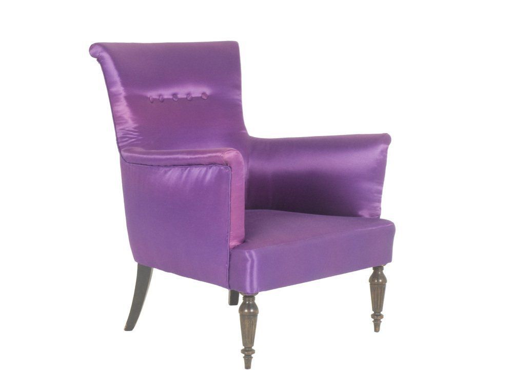 Italian Purple Armchairs 1950s Set Of 2 photo vintage