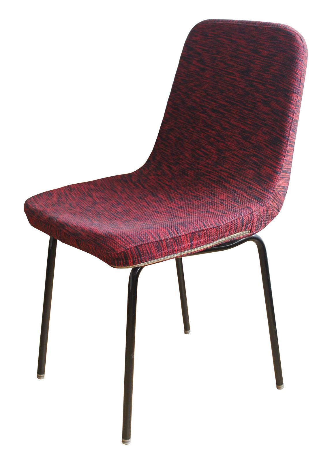 1960's Mid Century Modern Chair With Original Removable Fabric photo vintage