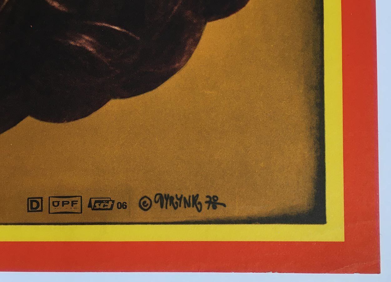 Original Film Poster, Office Romance, Martin Dyrynk, 1978, Genuine Czech Vintage Print photo for sale