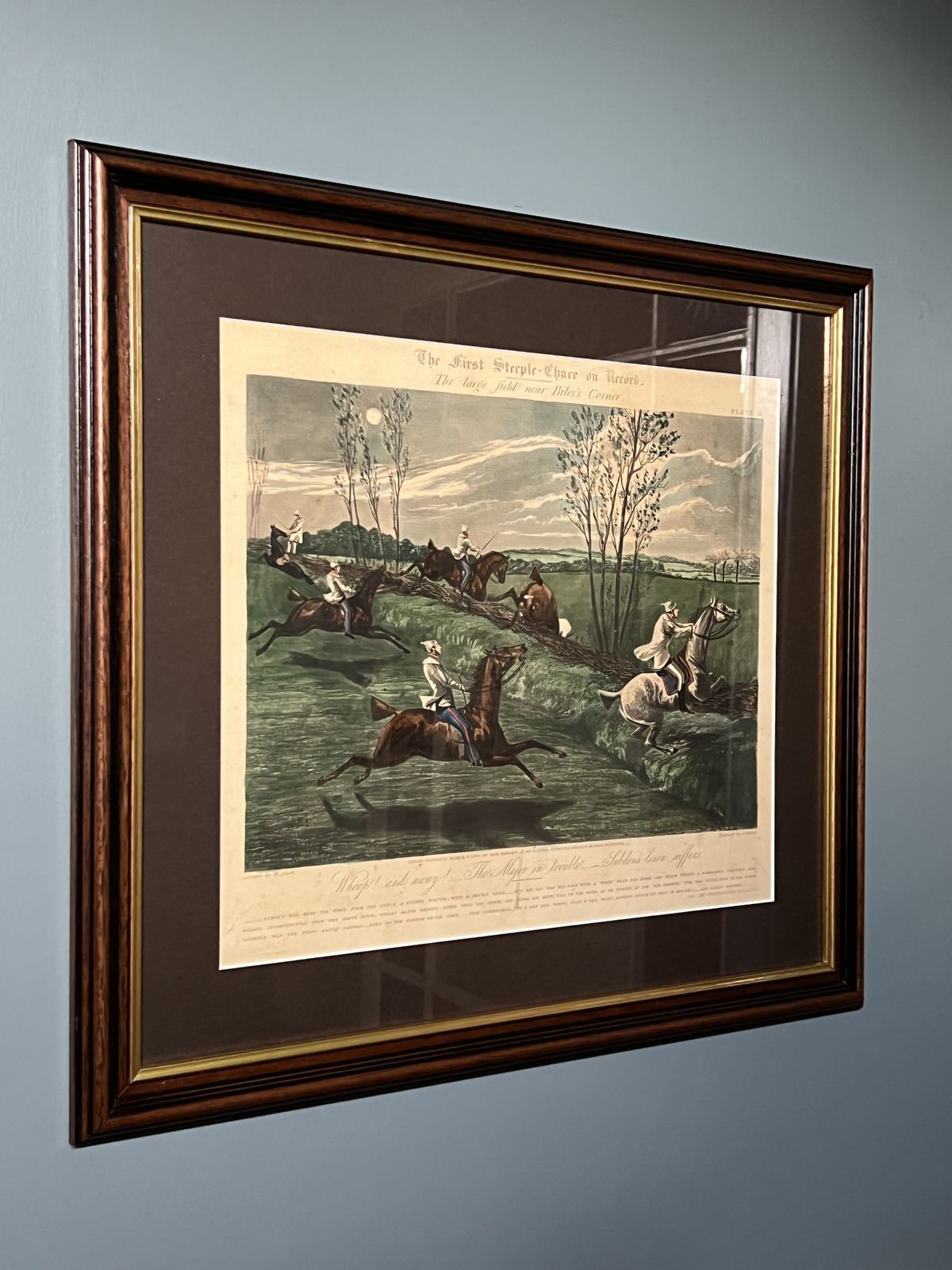 The First Steeple Chase   Set Of 4 Hand Coloured Aquatints By H Alken And J Harris photo vinterior