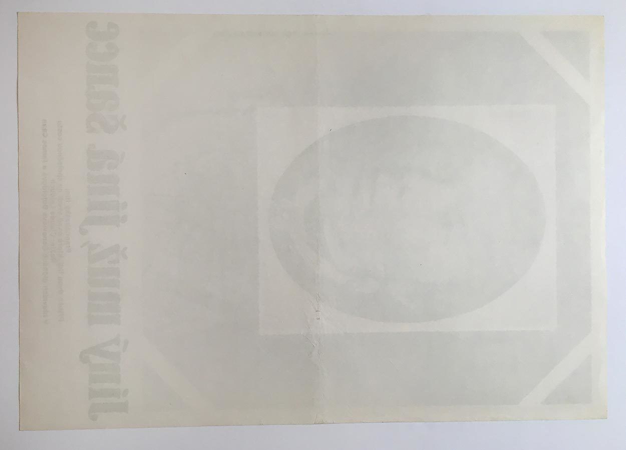 Original Film Poster, Another Man, Another Chance, Vlasta Dyrynková, 1981, Genuine Czech Vintage Print photo vinterior