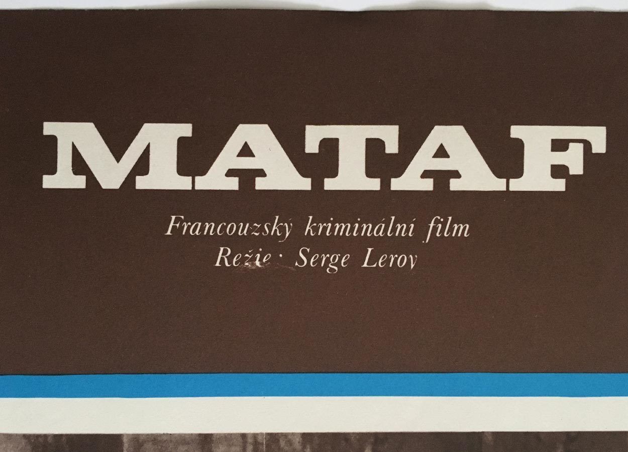 Movie Poster, Le Mataf, Mirek Wagner, 1974 photo furniture