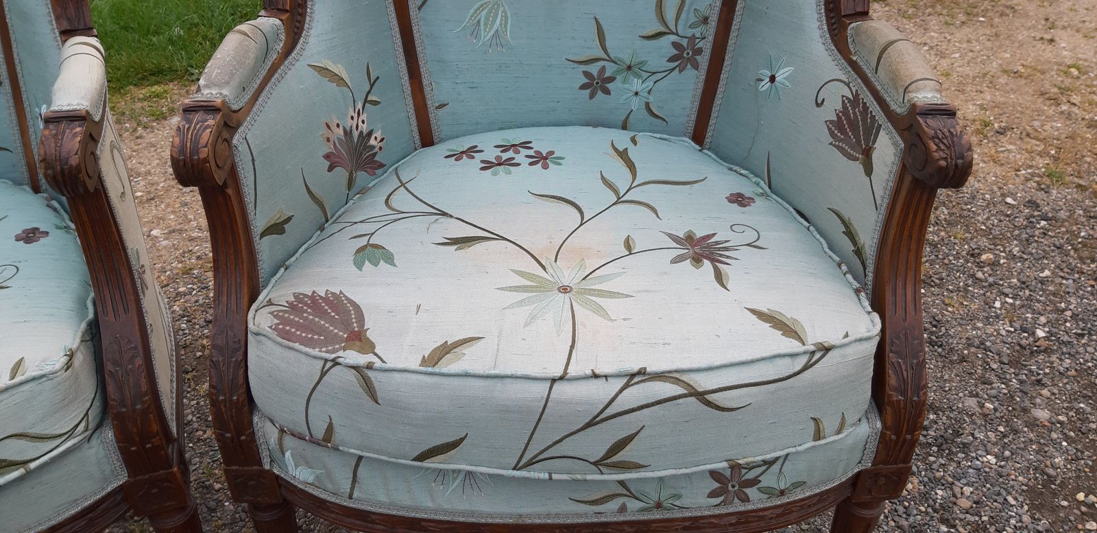 Pair Of Cabriolet Armchairs With Ears, 1930, photo vinterior