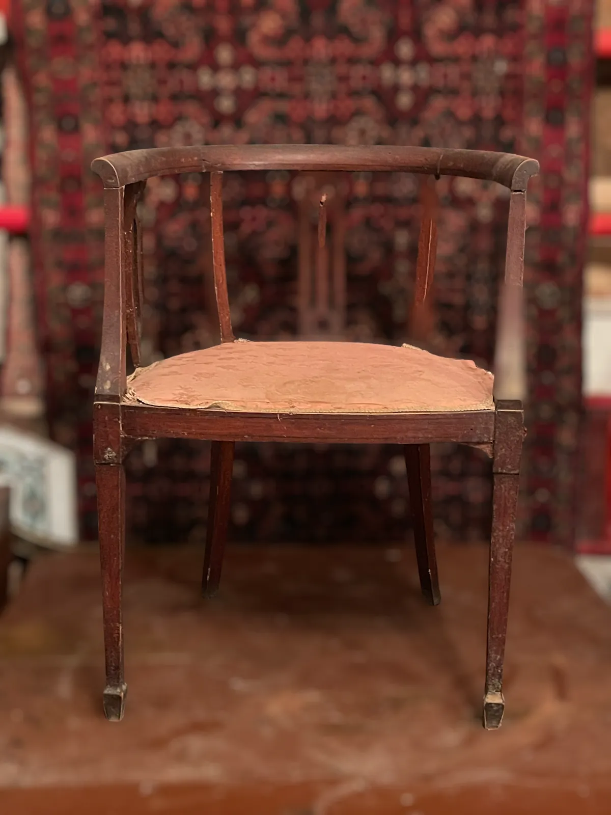 Vintage Tub Chair, Structure Integrates, Upholstery From Again