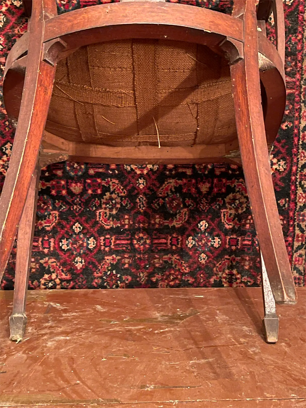 Vintage Tub Chair, Structure Integrates, Upholstery From Again photo Furniture