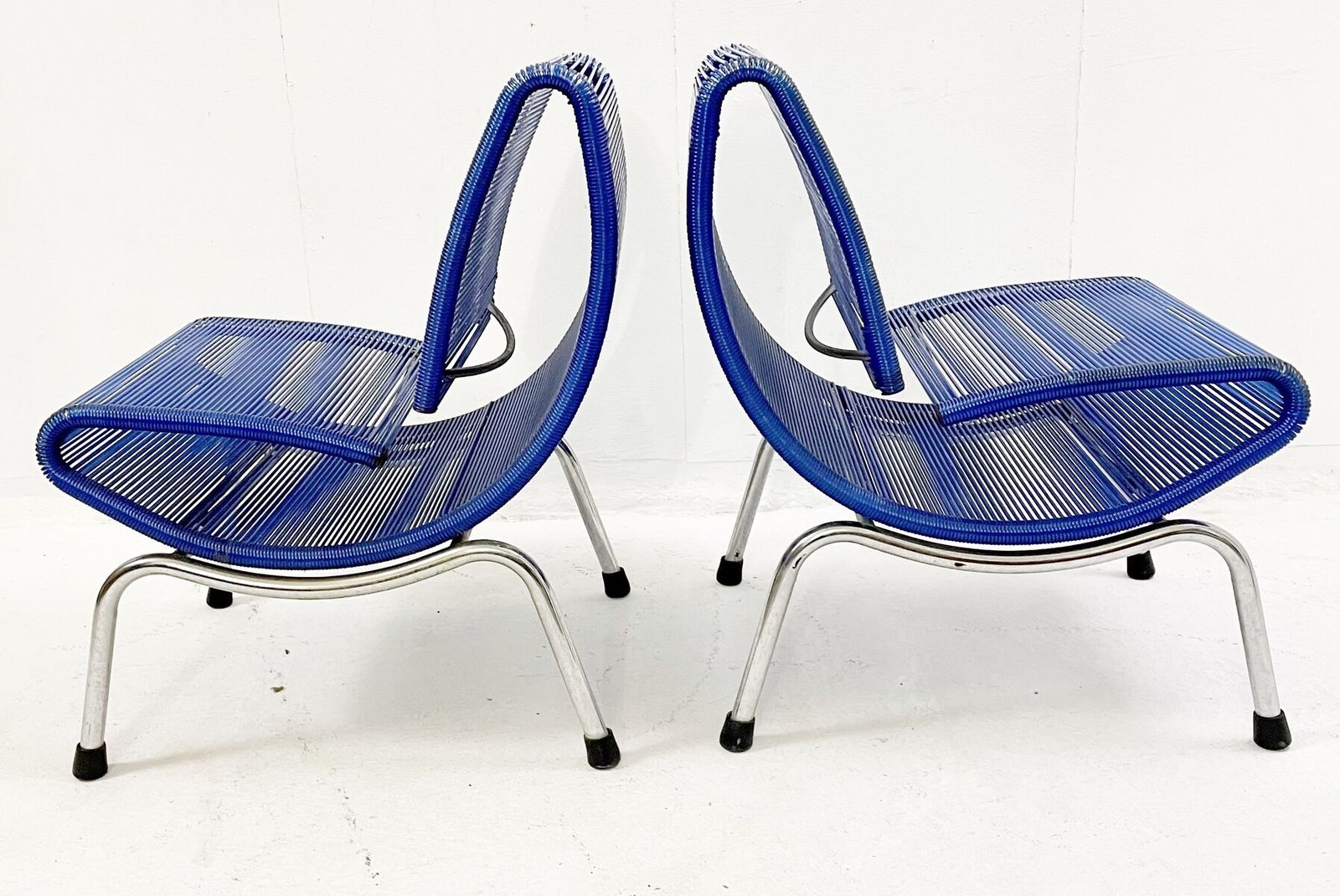 Pair Of Mid Century "Hydra" Chairs By Roberto Semprini For Sintesi photo for sale