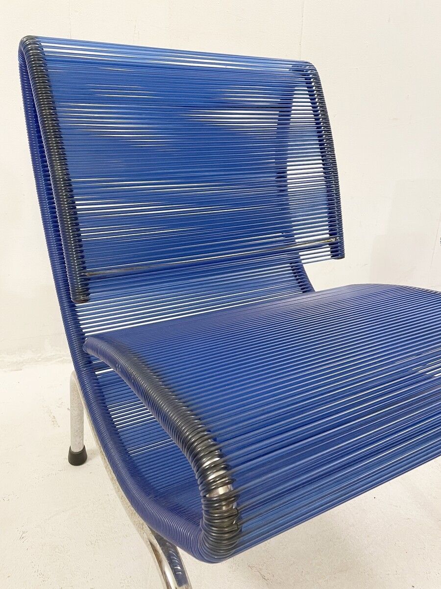 Pair Of Mid Century "Hydra" Chairs By Roberto Semprini For Sintesi photo vinterior