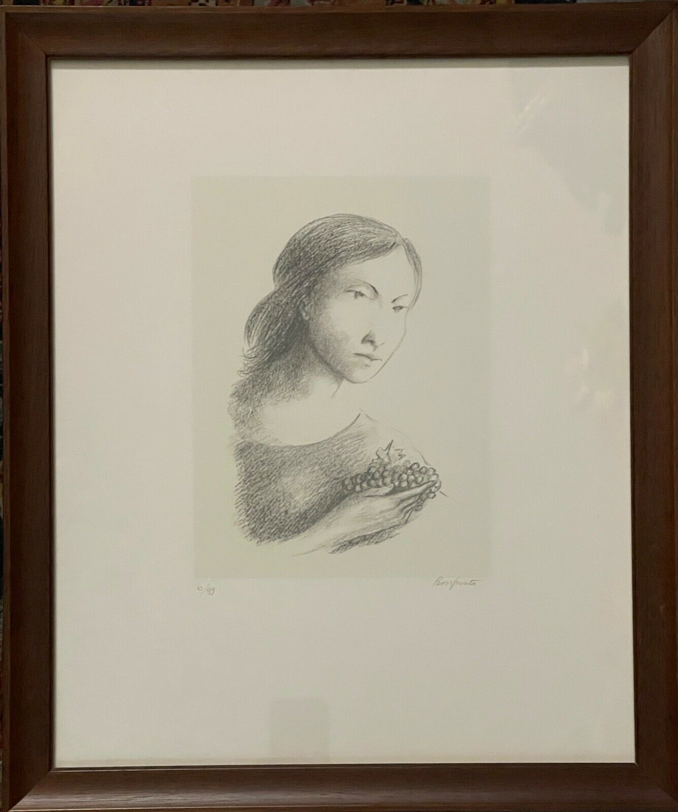 Lithography Domenico Purified To Marco Fittà
